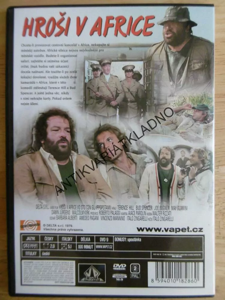 HROŠI V AFRICE, DVD FILM