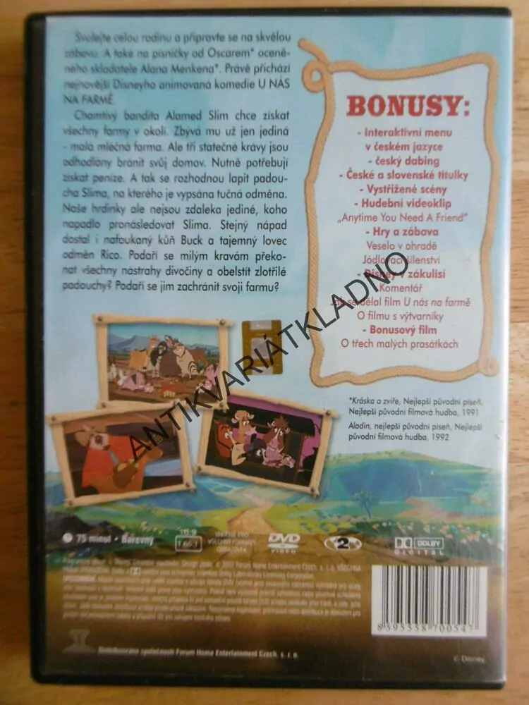 U NÁS NA FARMĚ, DVD FILM 