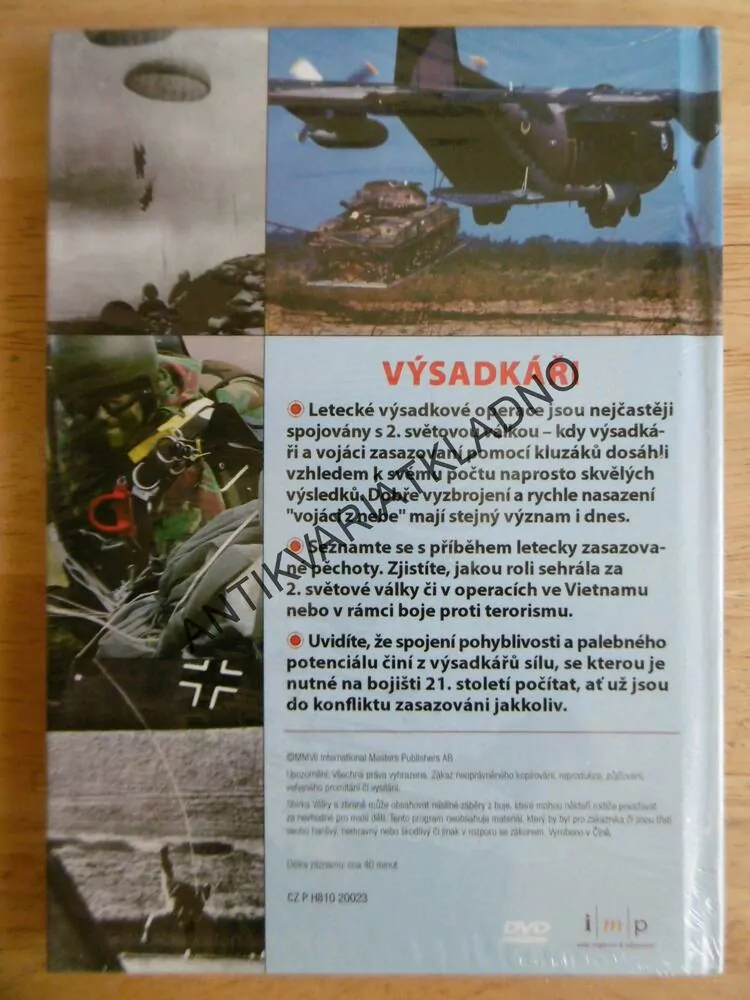 VÝSADKÁŘI, DOKUMENT DVD FILM,