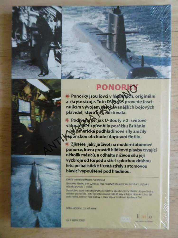 PONORKY, DOKUMENT DVD FILM,