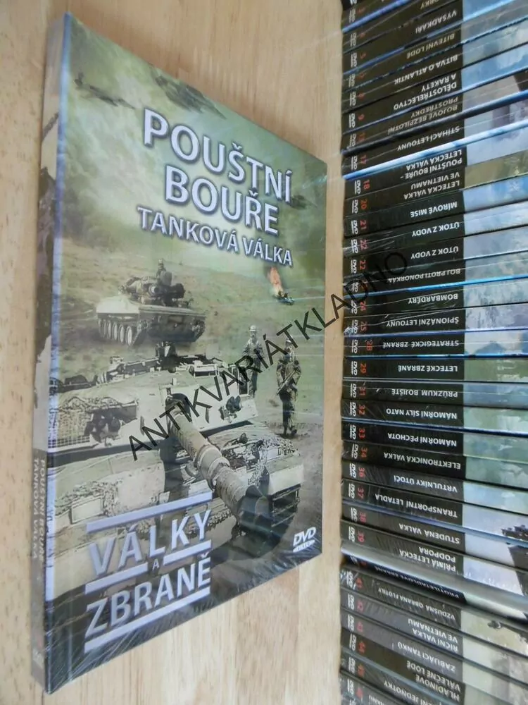 POUŠTNÍ BOUŘE, TANKOVÁ VÁLKA, DOKUMENT DVD FILM,