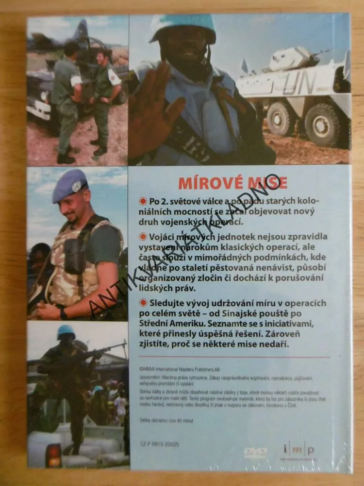 MÍROVÉ MISE, DOKUMENT DVD FILM,