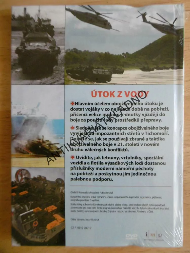 ÚTOK Z VODY, DOKUMENT DVD FILM,