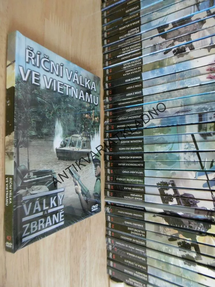 ŘÍČNÍ VÁLKA VE VIETNAMU, DOKUMENT DVD FILM,