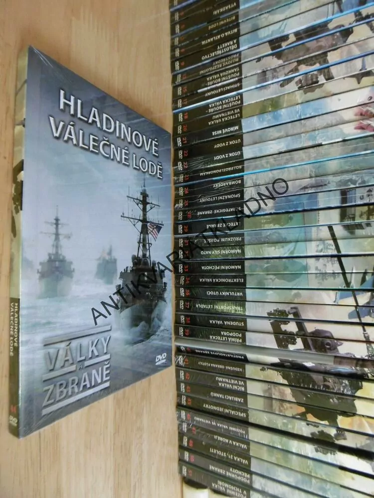 HLADINOVÉ VÁLEČNÉ LODĚ, DOKUMENT DVD FILM,