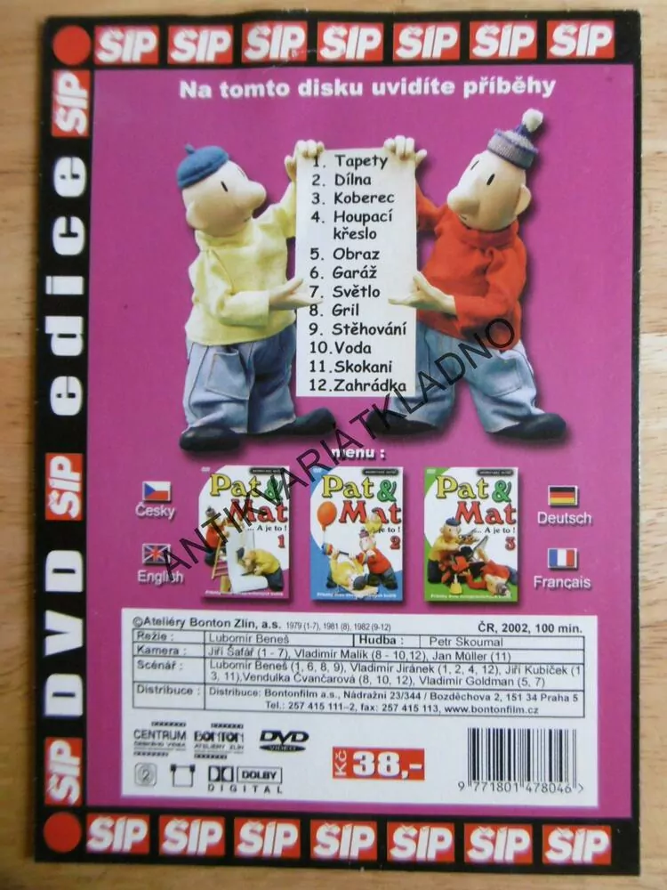 PAT A MAT, 1. ...A JETO!, DVD FILM 