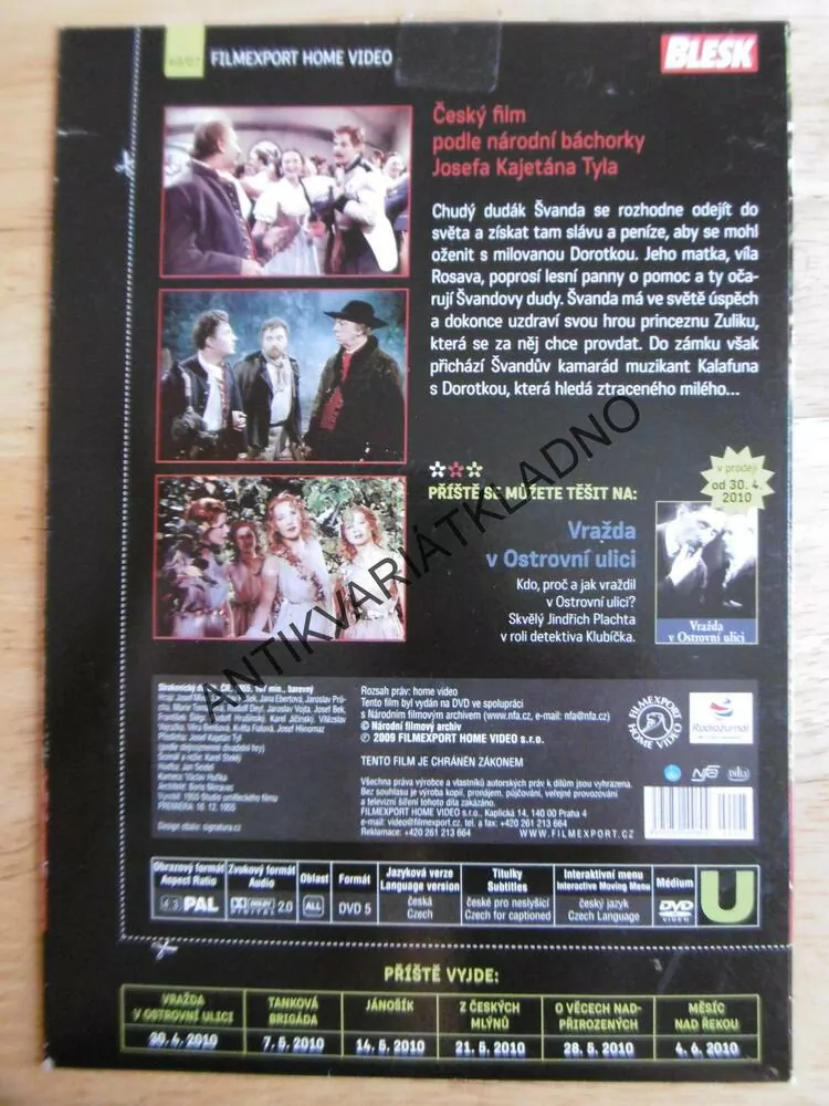 STRAKONICKÝ DUDÁK, DVD FILM 
