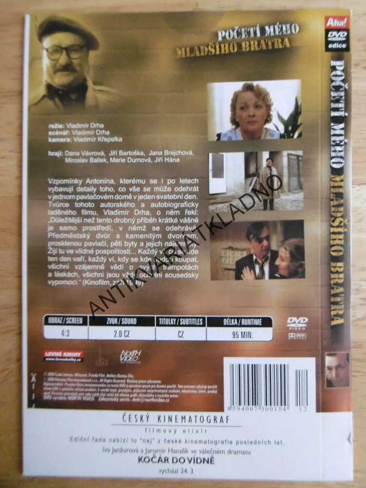 POČETÍ MÉHO MLADŠÍHO BRATRA, DVD FILM