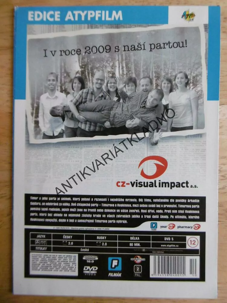 TIMUR A JEHO PARTA, DVD FILM