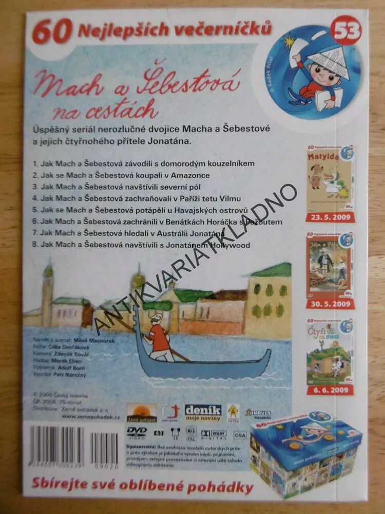 MACH A ŠEBESTOVÁ NA CESTÁCH, DVD FILM