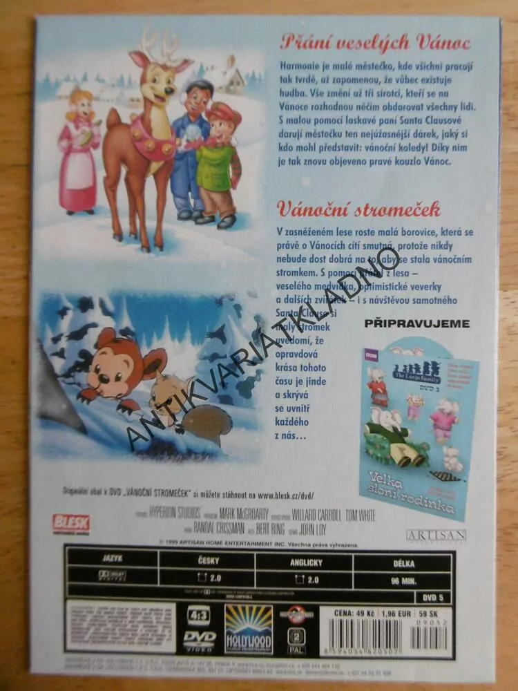 VÁNOČNÍ STROMEČEK, DVD FILM