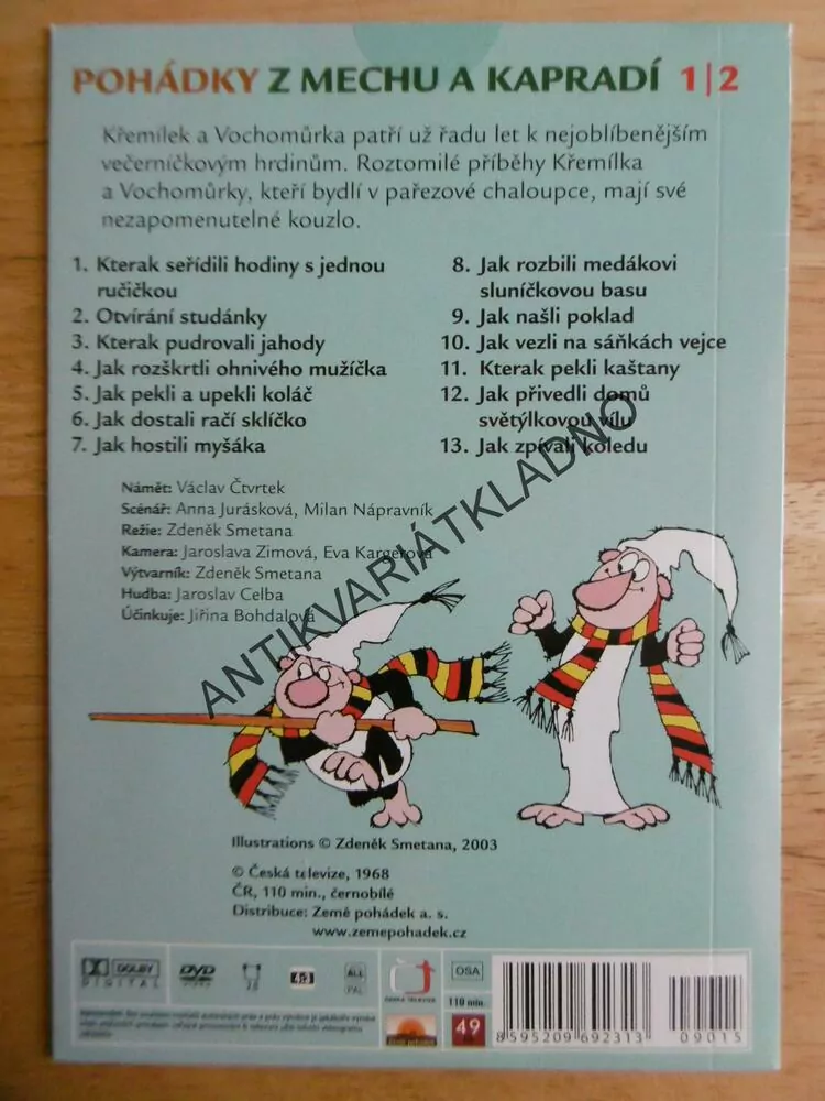 POHÁDKY Z MECHU A KAPRADÍ 1/2, DVD FILM