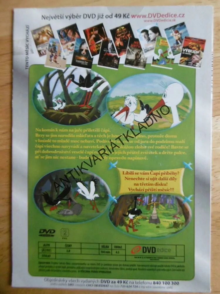 ČAPÍ PŘÍBĚHY 2., DVD FILM