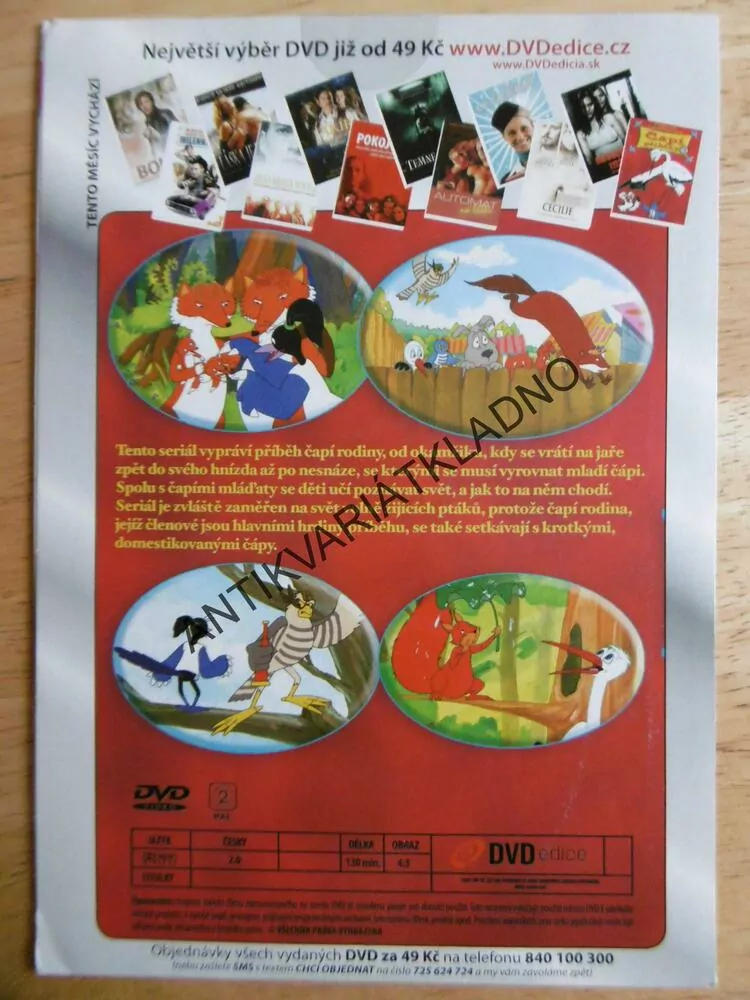 ČAPÍ PŘÍBĚHY 3., DVD FILM