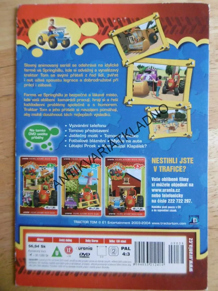 TRAKTOR TOM 1., DVD FILM