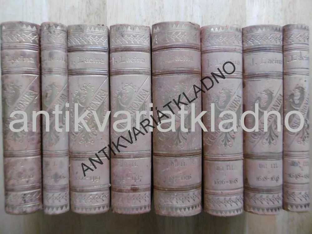 ČESKÁ KRONIKA, 1-8, JOSEF LACINA, 1893DĚJINY, UMĚNÍ, SPORT,SVÁZ.ČASOPISY