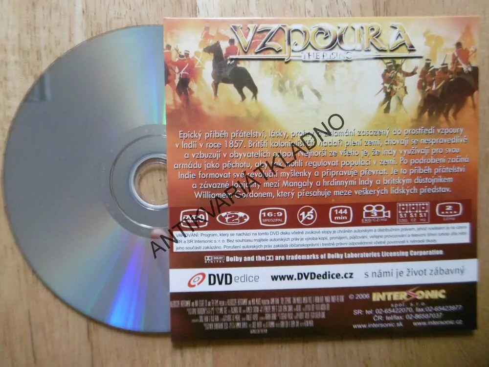 VZPOURA, DVD FILM
