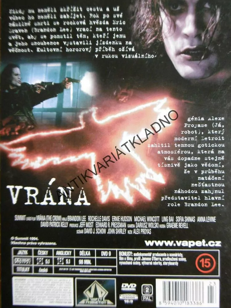 VRÁNA, DVD FILM