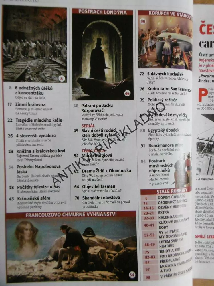 HISTORY REVUE 9/2018, ČASOPIS O HISTORII