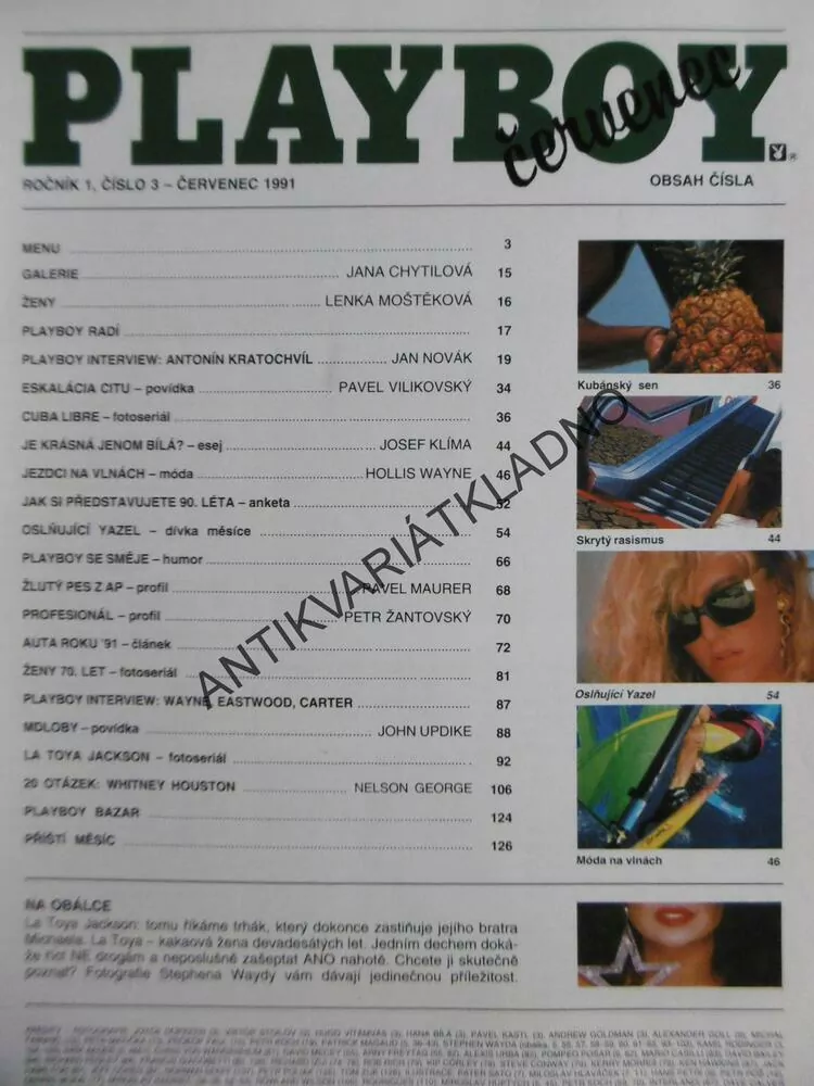 PLAYBOY, 7/1991,  LA TOYA JACKSON