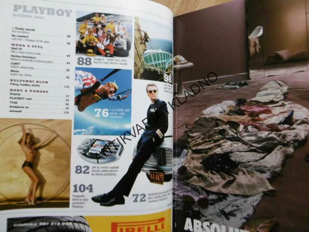 PLAYBOY, 5/2003, DOMINIK HAŠEK, CINDY CRAWFORD