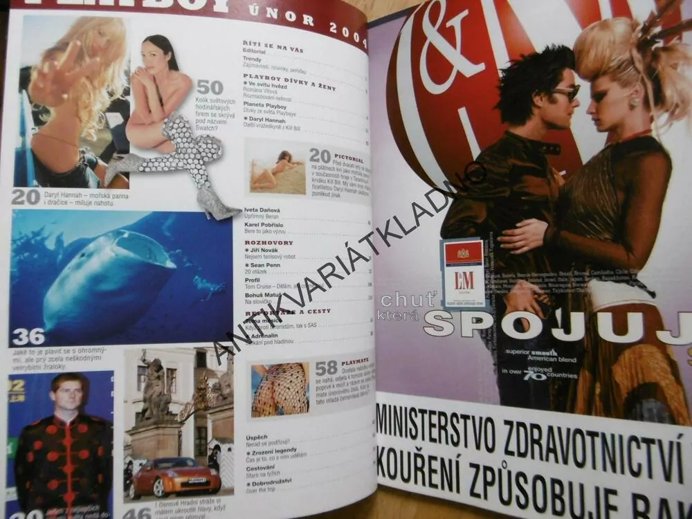 PLAYBOY, 2/2004, DARYL HANNAH, DOLLY BUSTER
