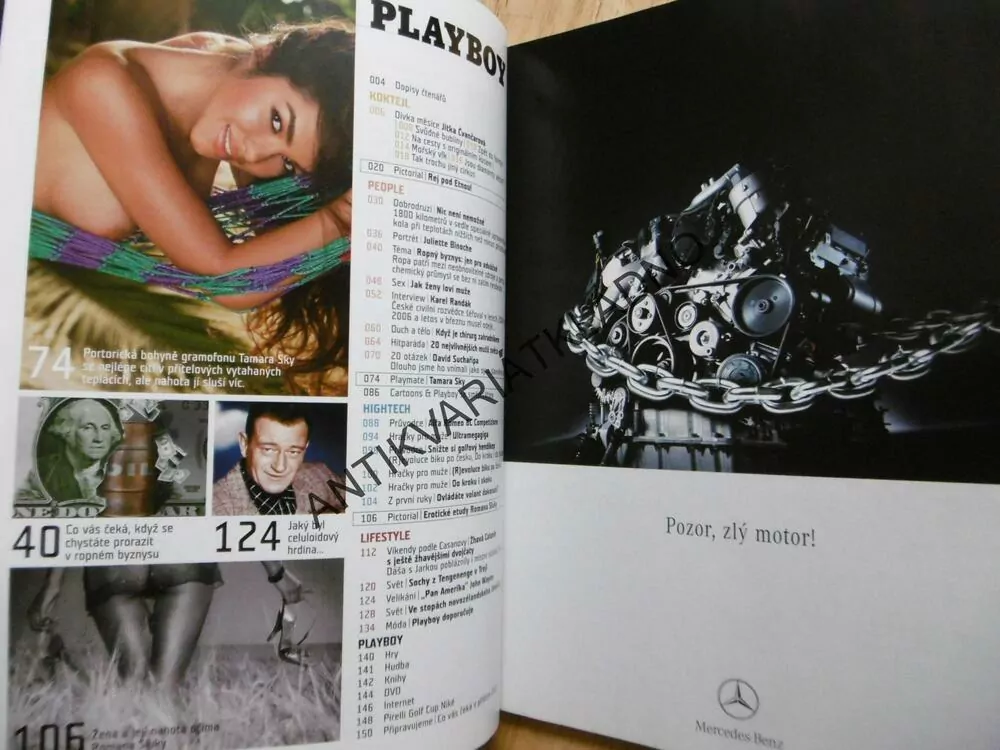 PLAYBOY, 9/2007, JOHN WAYNE, DAVID SUCHAŘÍPA