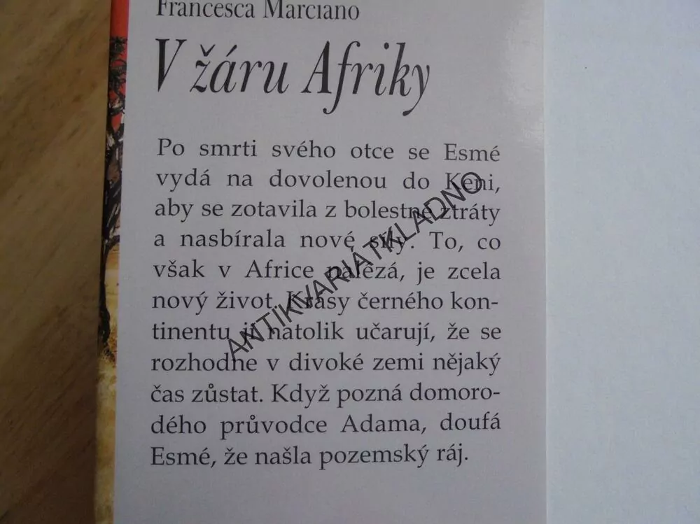 V ŽÁRU AFRIKY, FRANCESCA MARCIANO, **an