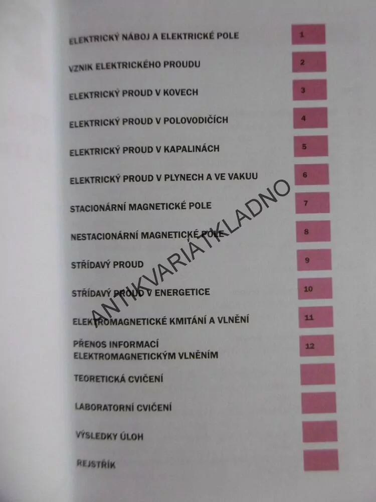 FYZIKA, PRO GYMNÁZIA, ELEKTŘINA A MAGNETISMUS