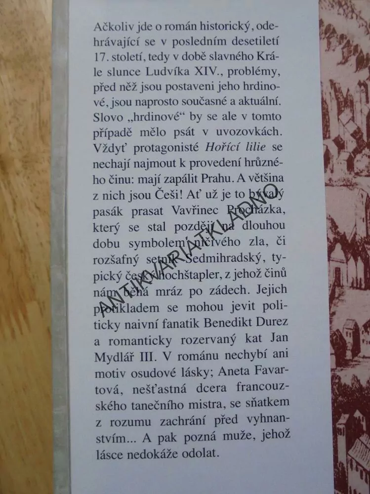 HOŘÍCÍ LILIE, OTOMAR DVOŘÁK,**an