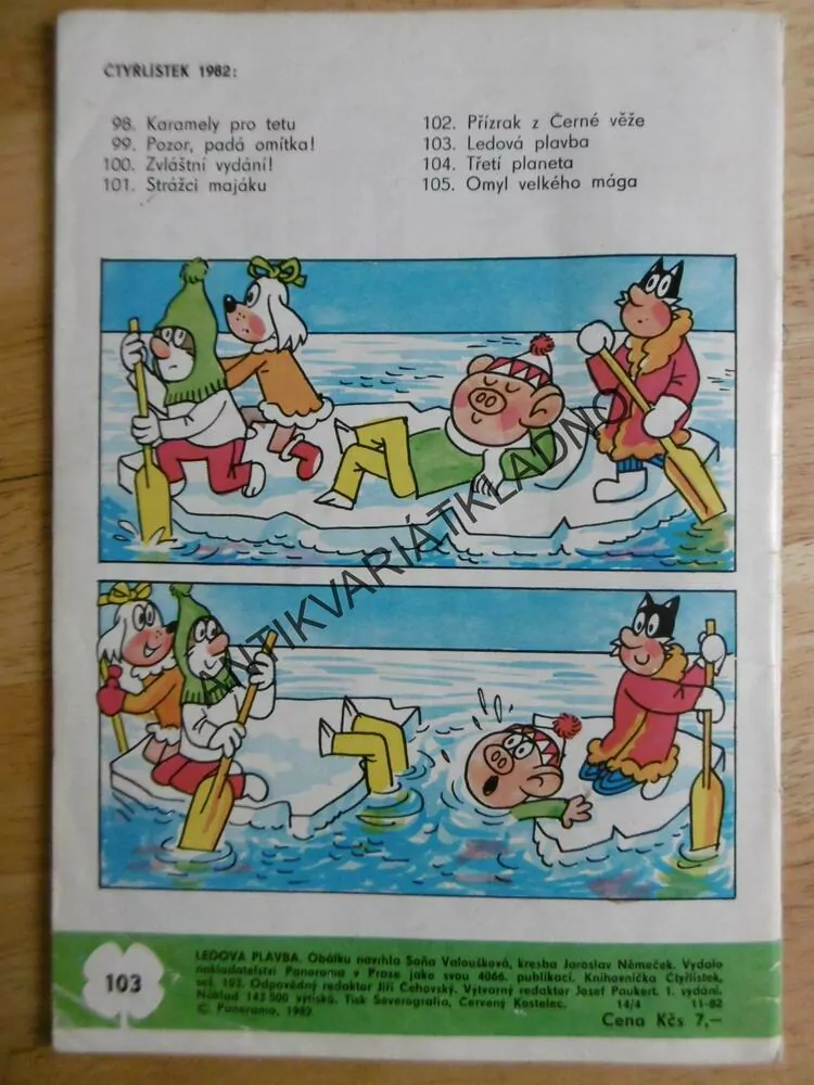 ČTYŘLÍSTEK 103 - LEDOVÁ PLAVBA