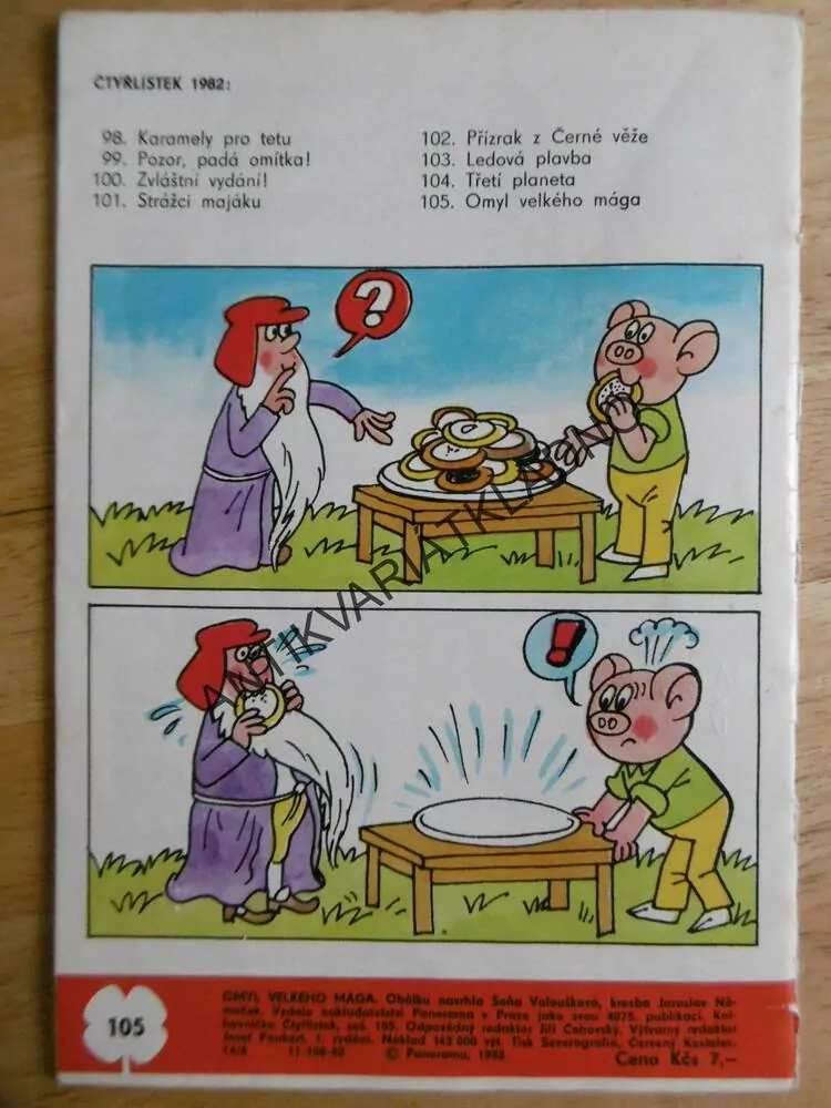 ČTYŘLÍSTEK 105 - OMYL VELKÉHO MÁGA