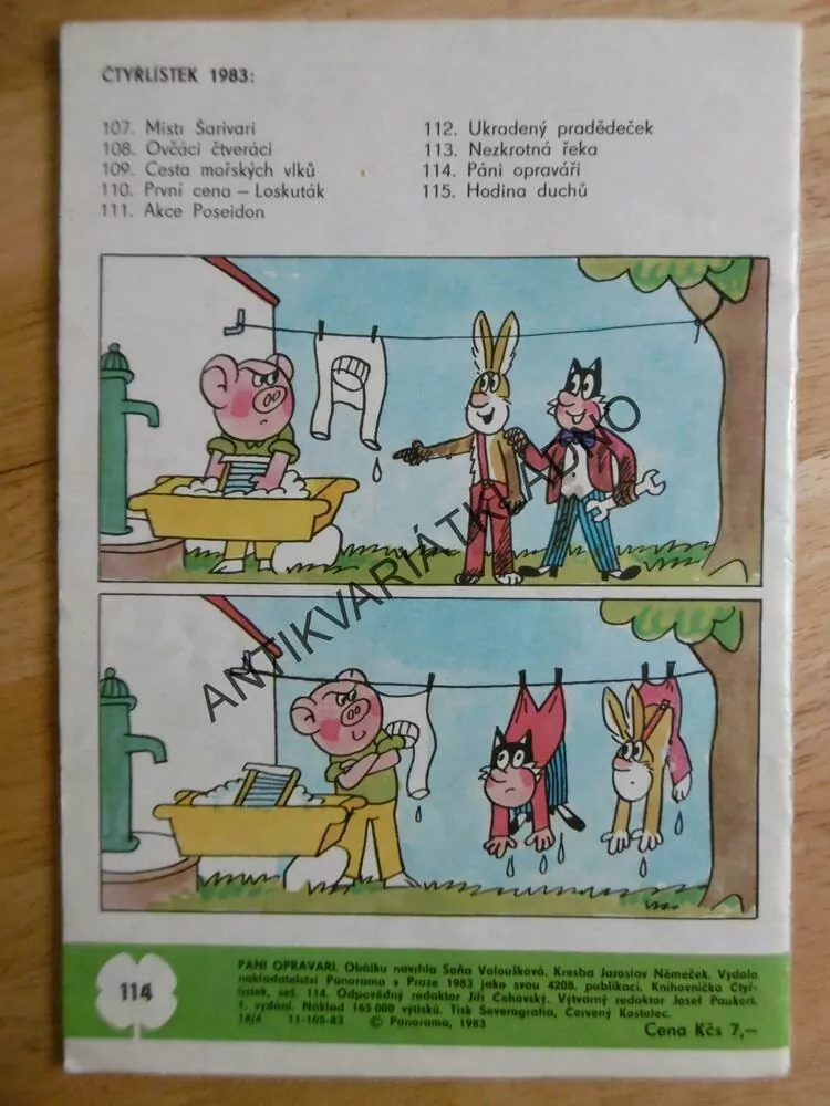 ČTYŘLÍSTEK 114 - PÁNI OPRAVÁŘI