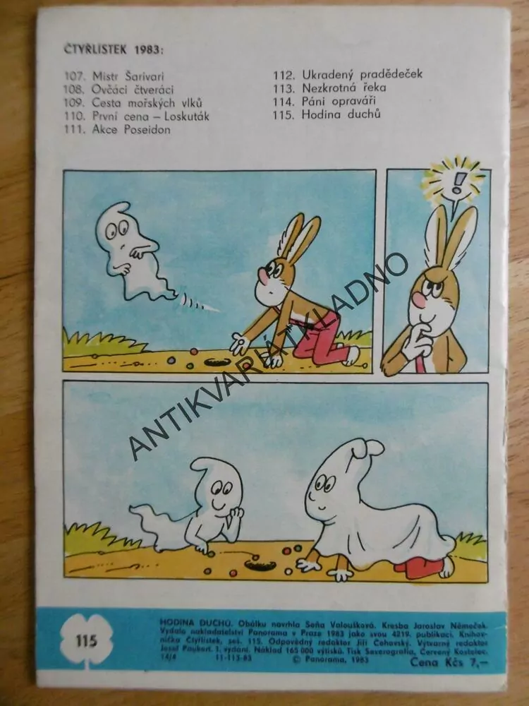 ČTYŘLÍSTEK 115 - HODINA DUCHŮ