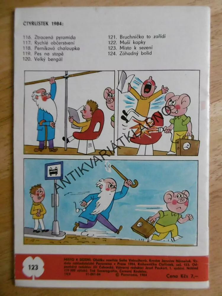 ČTYŘLÍSTEK 123 - MÍSTO K SEZENÍ