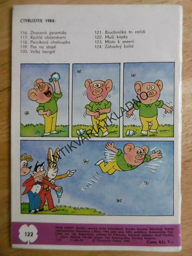 ČTYŘLÍSTEK 122 - MUŠÍ KAPKY