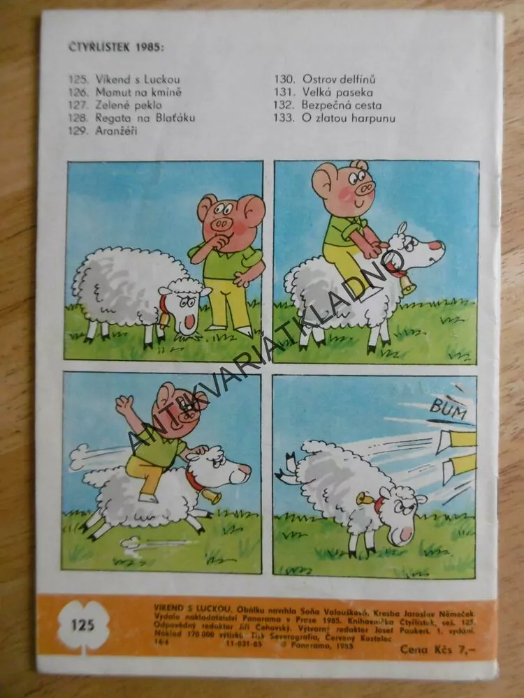 ČTYŘLÍSTEK 125 - VÍKEND S LUCKOU