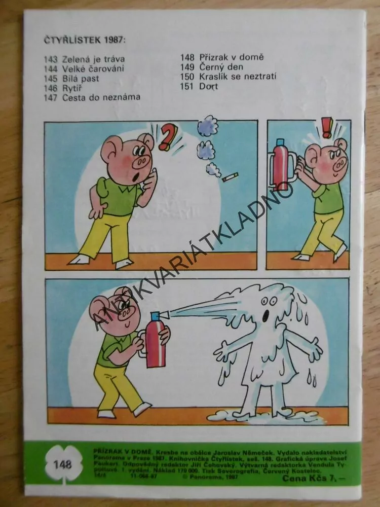 ČTYŘLÍSTEK 148 - PŘÍZRAK V DOMĚ