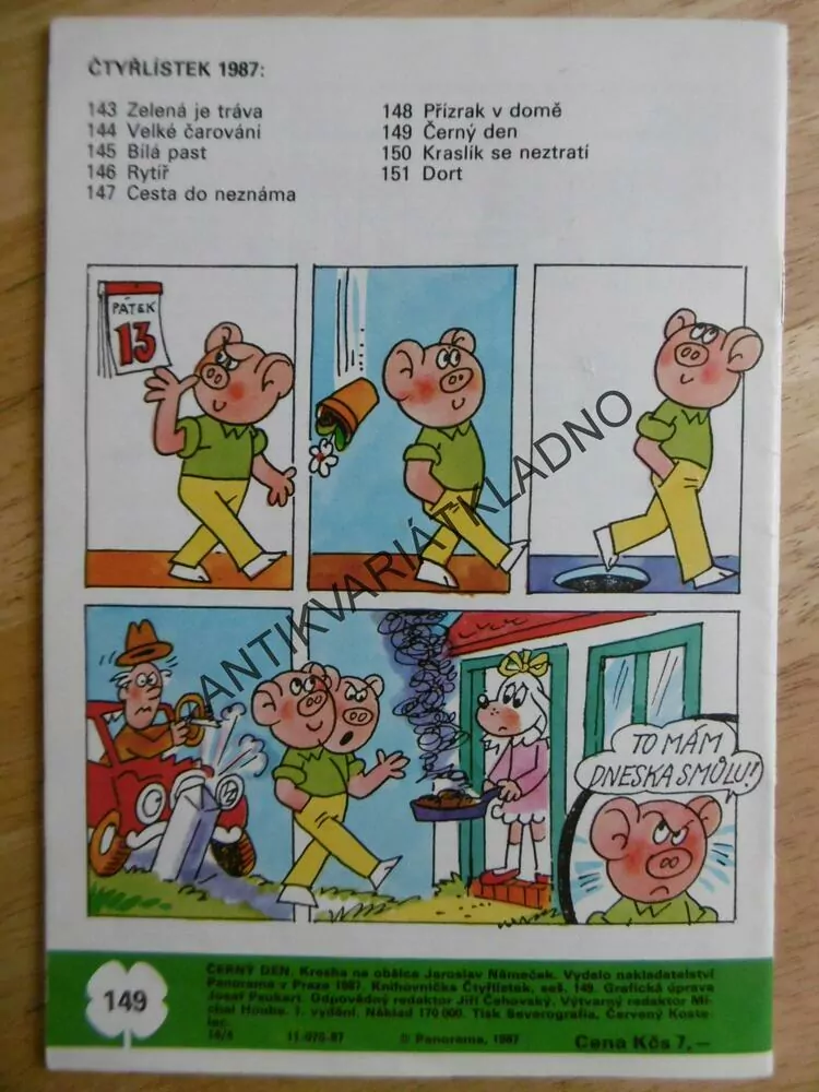 ČTYŘLÍSTEK 149 - ČERNÝ DEN