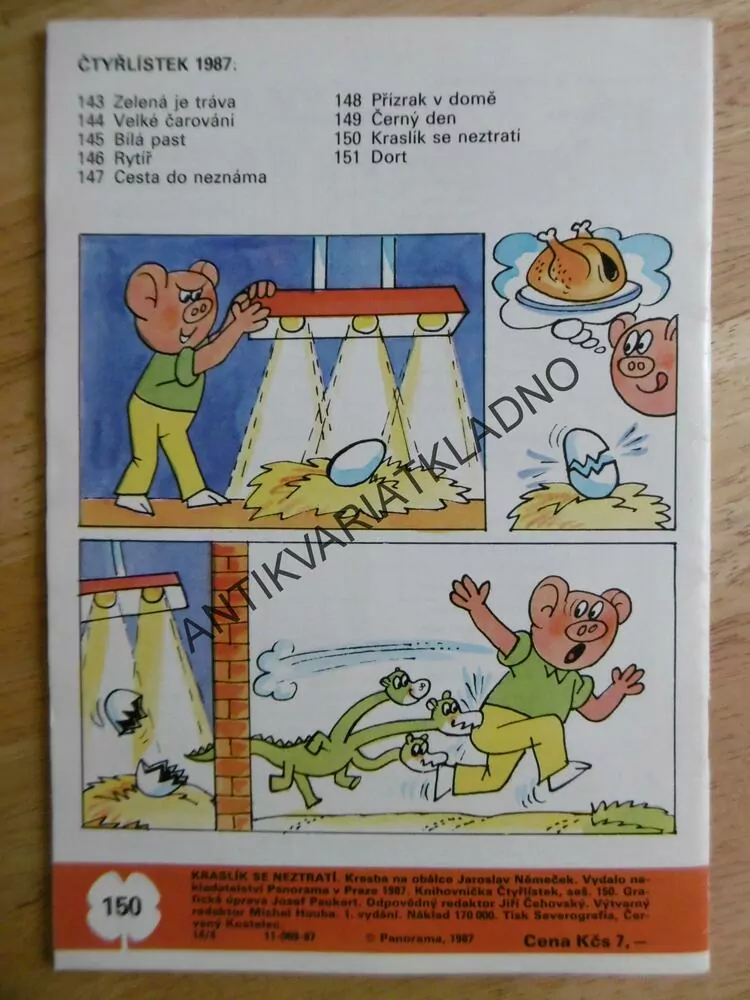 ČTYŘLÍSTEK 150 - KRASLÍK SE NEZTRATÍ