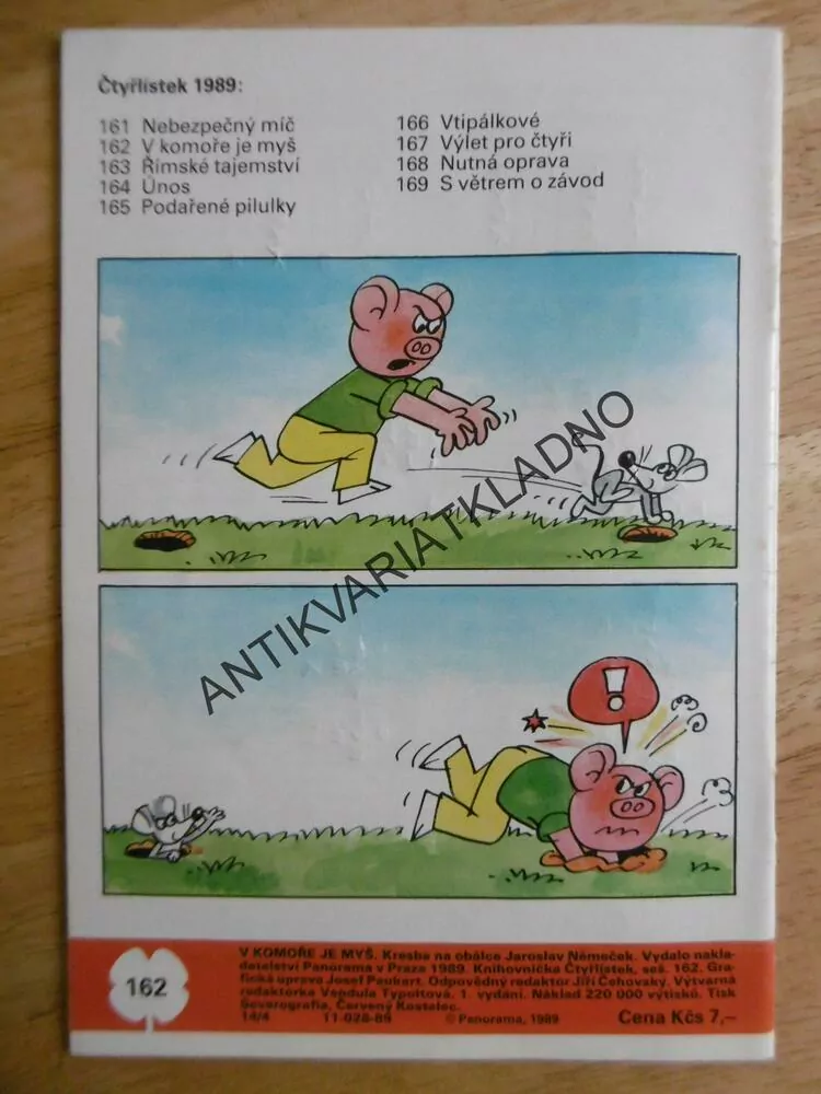 ČTYŘLÍSTEK 162 - V KOMOŘE JE MYŠ