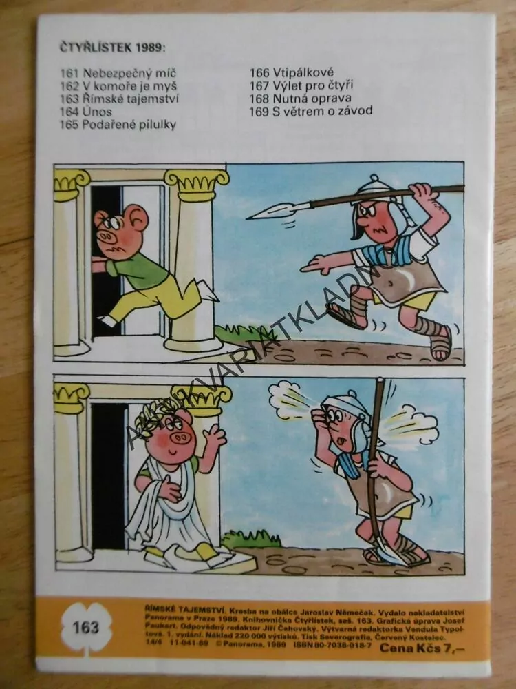 ČTYŘLÍSTEK 163 - ŘÍMSKÉ TAJEMSTVÍ