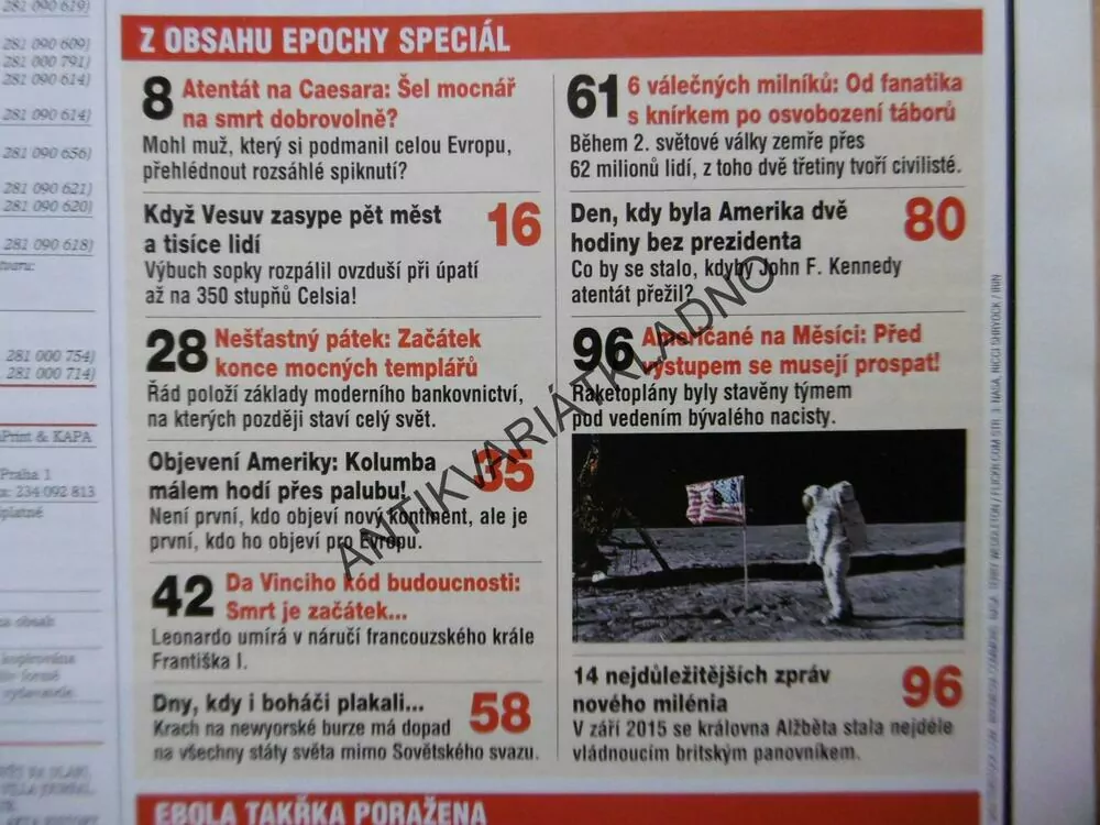 EPOCHA, SPECIÁL, 99 DNŮ, KTERÉ OTŘÁSLY SVĚTEM, 1/2016