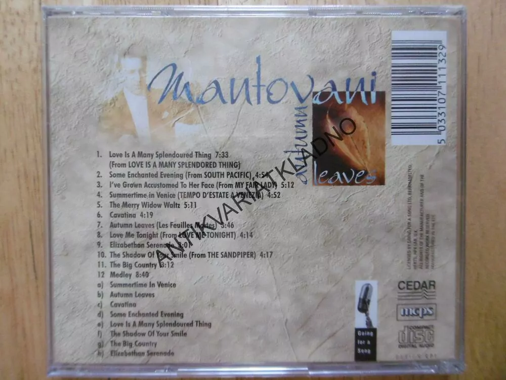 MANTOVANI, AUTUMN LEAVES, CD