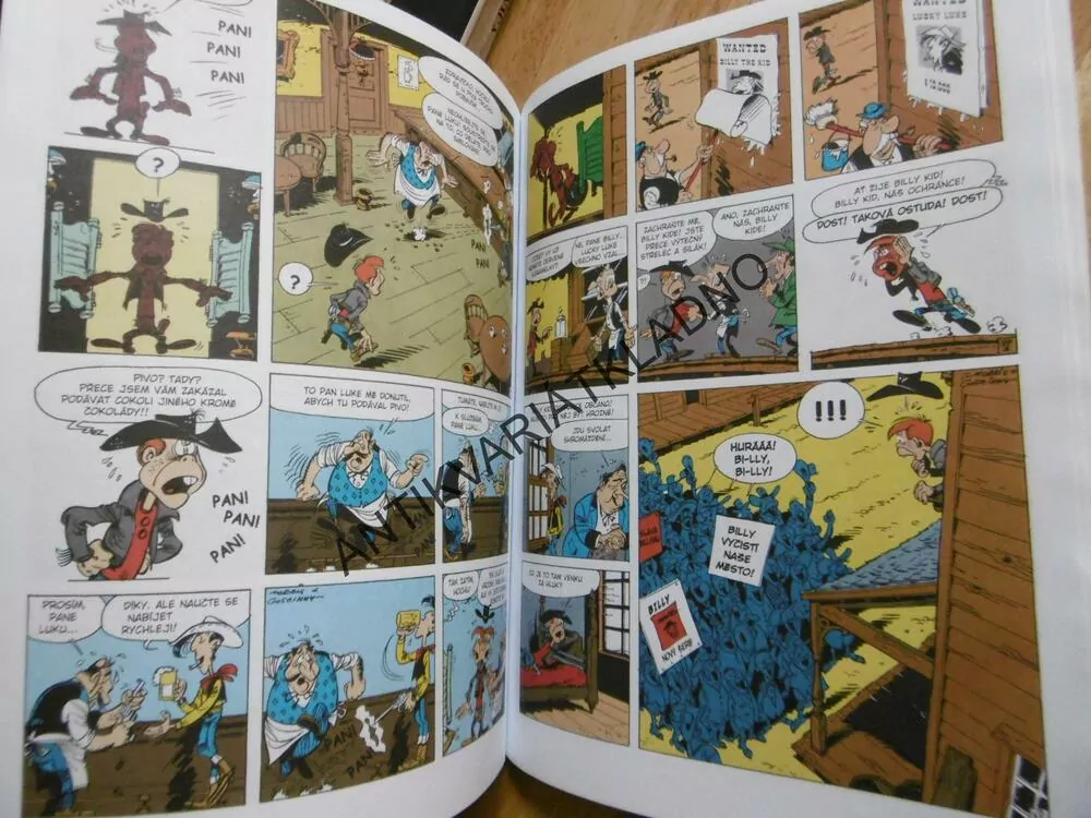 LUCKY LUKE, BILLY KID, MORRIS, GOSCINNY, KOMIKS,
