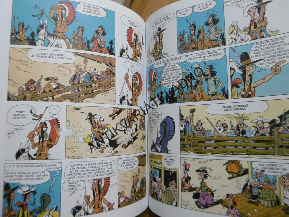 LUCKY LUKE, LOVEC LIDÍ, MORRIS, GOSCINNY, KOMIKS,