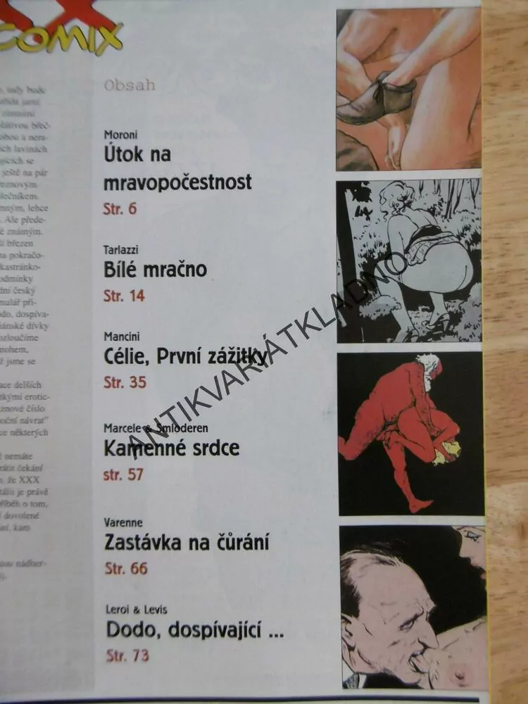 XXX COMIX 3/1999, KOMIKS, EROTIKA