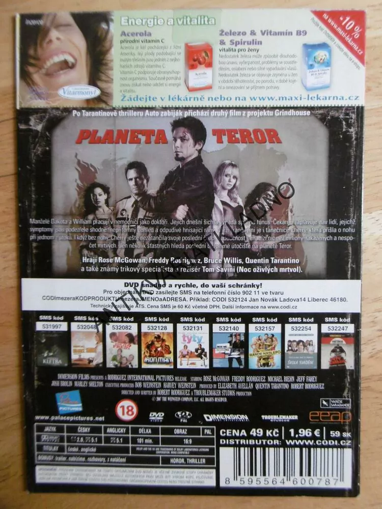 PLANETA TEROR, DVD FILM