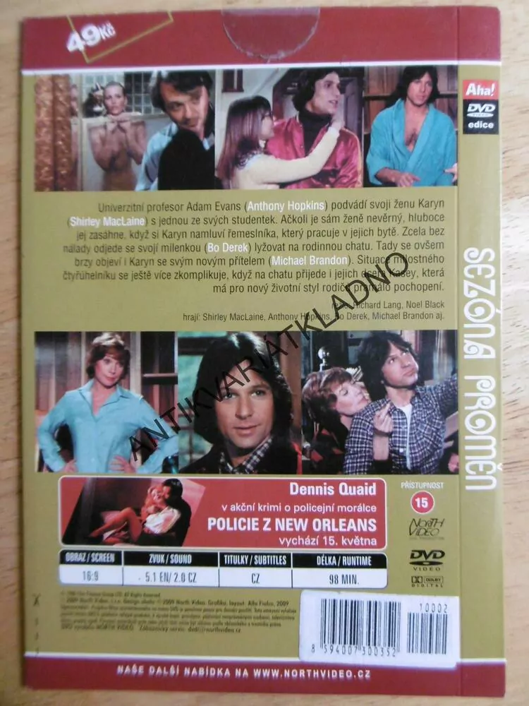 SEZÓNA PROMĚN, DVD FILM,