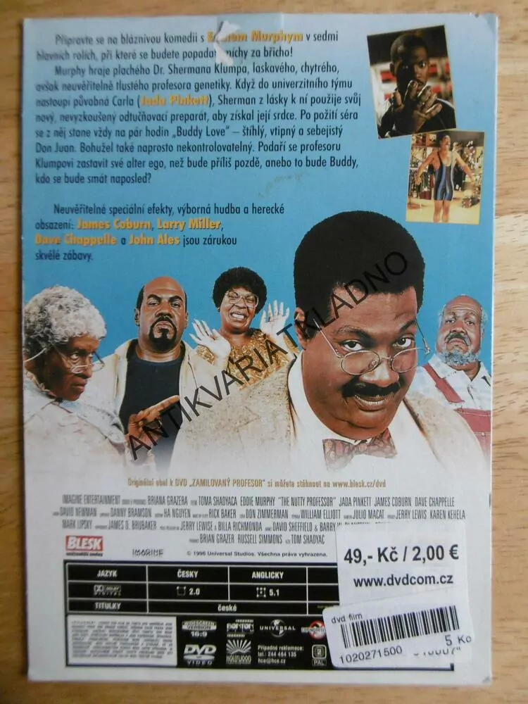 ZAMILOVANÝ PROFESOR, DVD FILM
